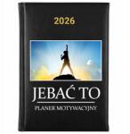 FunnyCase Könyvnaptár 2026 Je*ać To Motivációs Tervező Fekete Ajándék Minták (Kalendarz Czarny JE*AĆ TO PLANNER MOTYWACYJNY)