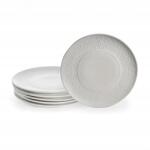 Tudor England Tányér Szett Tudor England 6db-os Desszert Tányér Szett 20 cm 6 db (Porcelana obiadowe DESEROWE DO CIASTA 20,4 cm)