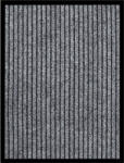 vidaXL szürke csíkos lábtörlő 40 x 60 cm (331604)