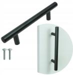 Global Service Bútorfogantyú Rund, fekete 96 mm szekrényekhez, fiókokhoz, konyhabútorokhoz (2313496N)