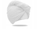  Textilomanie Gyorsan száradó frottír haj turbán fehér, 100% pamut