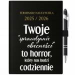 FunnyCase Naptár 25/26 Golyóstoll Ajándék Tanárnak Horror Ami Felébreszt minket (Zestaw Kalendarz + Długopis Nauczyciel)