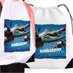 Wyczaruj Prezent Gyerek Hátizsák Iskolatáska Bombardiro Crocodilo Brainrot Viral Meme