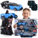 Skleplolki Auto Transformer Távirányítós Robot Autó 2in1 Távirányító Akkumulátor Rc (SAMOCHÓD NA STEROWANIE ay kolor)