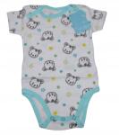  Pamut body Mackó 68 cm 3-6 m-es