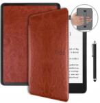 AllTabCases Bőr Tok Amazon Kindle Paperwhite 5 készülékhez Érintőceruza (paperwhite5skórzanebrązowy)