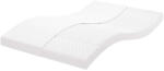 vidaXL fehér 7 zónás 20 ILD keménységű habmatrac 140 x 220 cm (4016658)