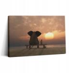Wallfluent Vászonkép Canvas Lakberendezés Szoba Állatok Napnyugta (010030010150000075322)