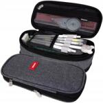  Nagy Méretű Kozmetikai Táska Tolltartó 3az1ben Több Rekeszes Szétnyitható Neszeszer (Rozkładany piórnik szkolny 3w1)