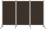 vidaXL Barna 3 paneles paraván 260 x 180 cm (320732)