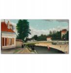 Coloray Vászonkép Város fák épületek 100x50 cm (010030010010000017619)