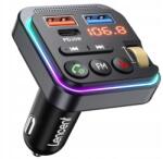  Lencent BT25 autós FM transzmitter, Bluetooth V5.0, gyorstöltés, mély basszus (BT25)