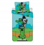Jerry Fabrics Minecraft Ágyneműhuzat Kétoldalas 140x200 100% Pamut (MINECRAFTMINHEREA)