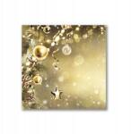 Tulup Vászonkép 40x40 Arany gömbök Karácsony Dekoráció (ock-40x40-299317471)