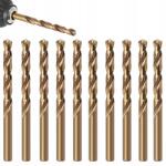  10 db-os Hss-co fúrószár készlet, Csavarfúró készlet (4mm) (DOHAPPY_TOYI1-00129-10)