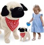 Skleplolki Kutya Interaktív Pórázon Sétál Ugat Mopsz Sétáló kutyus játék (PIESEK INTERAKTYWNY MOPS)