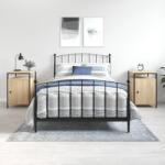 vidaXL 2 db sonoma tölgy színű szerelt fa éjjeliszekrény 40x42x60 cm (825866)