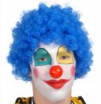 Guirca Szintetikus paróka Mesterséges haj kék göndör fürtök Afro Bohóc (GU90204)