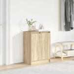 vidaXL sonoma tölgy színű szerelt fa cipőszekrény 57x34x76 cm (861870)