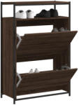 vidaXL barna tölgyszínű szerelt fa cipősszekrény 75 x 34 x 112 cm (840038)