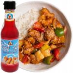  Édesen savanykás piros színű Dip szósz tavaszi tekercsekhez Sweet And Sour Sauce 250ml (K 438)