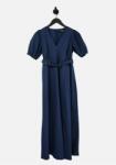  Missguided Terhességi Sötétkék Maxi Ruha, Size 36, pamut (588129)