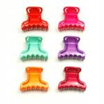  Állkapcsok hajcsatok színes 6 db (0905 SA)