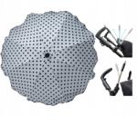 Skyline Esernyő babakocsihoz fehér-fekete kerek napellenző 75cm szűrőUV50 Pl (PS201600S13)
