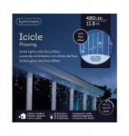 Kaemingk Jégcsap lámpák 480L épületre hideg fehér 11.8m (Kurtyna zewnętrzna Ledowa świetlna)