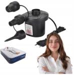  Elektromos Pumpa Matrac Medence Kemping Ponton 3 Végű Csendes 50 W GeRRiT (J1641)
