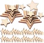 CE Karácsonyi fa dekoráció kézműves 5 méret 500 db (MQ22AY1836A5FDJ4)