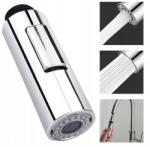  Konyhai Csaptelep Vég Csaptelep Fedél ezüst 2 mód (Gwint prosty srebrny)