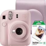 Fujifilm Instax Mini 12 Blossom Pink + Case + 1x10 film