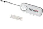 Techstar Vezeték nélküli adapter 2 az 1-ben TX/RX audio TX/RX adó, fehér Techstar® M28, Bluetooth BT 5.3 és 3, 5 mm-es audioport csatlakozóval (SKU3070)