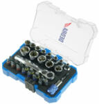 Dedra 18A11S030 Set capete bit, chei tubulare