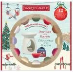  Yankee Candle karácsonyi szett 2025 - aromalámpa + 12 db illatviasz, 12× 22g