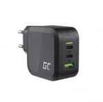 Green Cell Green Cell GaN PowerGaN GaN Fast Charger 2x USB-C PD + 1x QC 3.0 65W EU (5907813969102)
