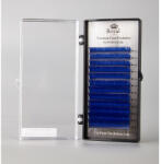 Royal Beauty Extensii de gene Premium ROYAL Silk (Albastru), Curbură D, Grosime 0.20 mm, Lungime Mix, 12 rânduri