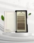 Royal Beauty Extensii sprâncene Premium ROYAL, culoare Dark Brown, Grosime 0.15 mm, Lungime Mix, 12 rânduri