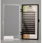 Royal Beauty Extensii sprâncene Premium ROYAL, culoare Negru, Grosime 0.15 mm, Lungime Mix, 12 rânduri