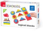 Igroteco Blocuri logice din lemn, Igroteco, 48 piese