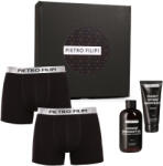 Pietro Filipi Férfi ajándékkészlet2PACK Metál színű bokszeralsók és kozmetikumok Pietro Filipi (4PBK1) M