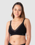 Hotmilk Női melltartó Hotmilk Caress Seamfree Bamboo REGULAR CAP szoptatós fekete (CPB-regular) S