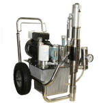 Bisonte PAZ-9800e pompa electrica pentru zugravit si vopsit gleturi lichide 230 V | 3750 W | 10 l/minut | 220 bar (BT0008069)