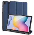 Dux Ducis Samsung Tab S6 Lite 10.4 LTE DUX DUCIS DOMO tok álló, bőr hatású aktív FLIP, ceruza tartó, SÖTÉTKÉK (GP-96833) (GP-96833)