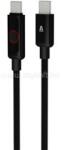 AVAX CB653 PULSEY 60W USB-C gyorstöltő kábel, fonott, szürke - 0, 5m (AVAX_CB653) (AVAX_CB653)