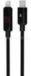 AVAX CB651 PULSEY 27W USB-C - Lightning gyorstöltő kábel, fonott, szürke - 1m (AVAX_CB651) (AVAX_CB651)