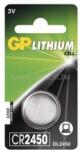 GP Batteries CR2450 Lithium gombelem 1db/bliszter (B15851) (B15851)