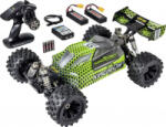 Carson King of Dirt 2.0 Zöld, Fekete 1: 8 RC modellautó Elektro Buggy 100% RtR 2, 4 GHz Akkuval, töltőkészülékkel és adóakkukkal (500409095)