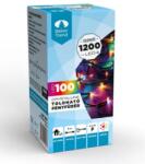 DekorTrend Crystalline toldható LED fényfüzér 800 cm, 100 db MULTI LED-del, fekete kábellel, Kül- és beltéri (KAT_106)